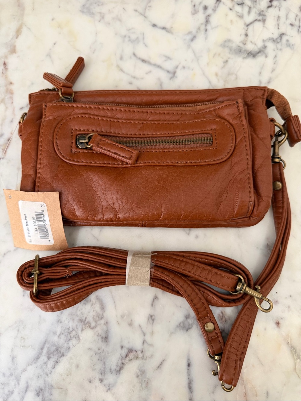 Ampere Creations Brown Wristlet/Bag